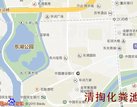 东湖片区 清掏化粪池服务片区地图