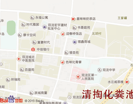 东升镇清掏化粪池服务片区地图
