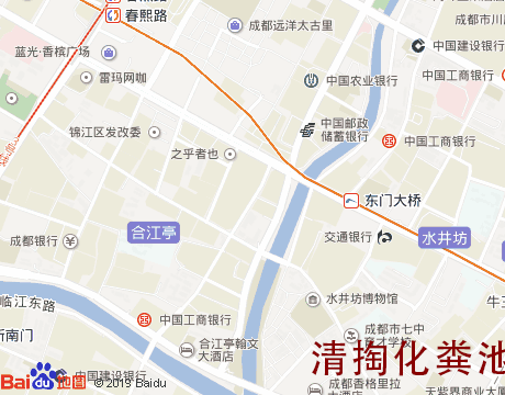 合江亭清掏化粪池服务片区地图