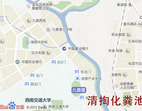 九里堤片区 清掏化粪池服务片区地图