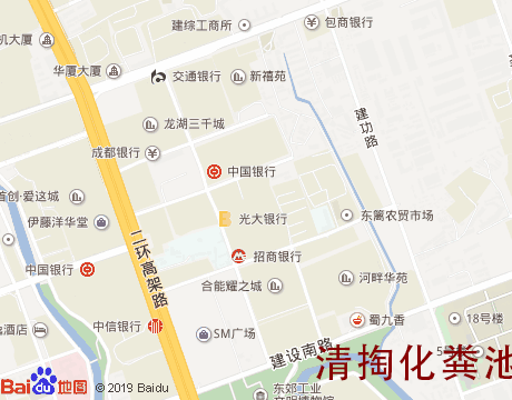 SM广场清掏化粪池服务片区地图