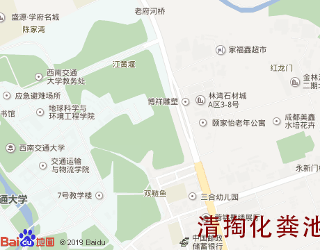 犀浦清掏化粪池服务片区地图