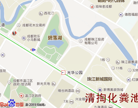 珠江新城清掏化粪池服务片区地图