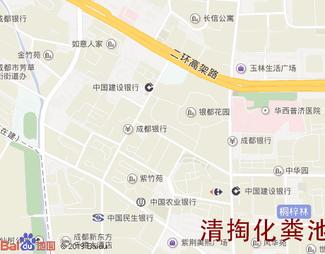 紫荆清掏化粪池服务片区地图